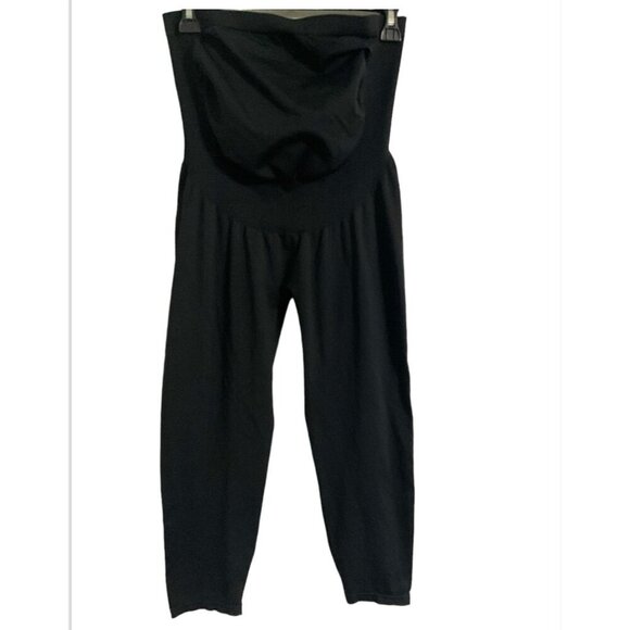 BELLY BANDIT Bump Support Capri Leggings Black size Large - Picture 2 of 11